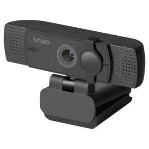 Savio CAK-05 internetinė kamera 3,7 MP 2560 x 1440 pikseliai USB Juoda - Image 2