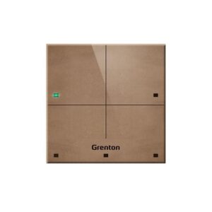 GRENTON TOUCH PANEL/ 4 TOUCH FIELDS/ TF-BUS/ LIGHT, MADE OF NATURAL LEATHER FRONT - Image 1