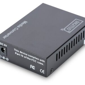 Digitus DN-82020-1 tinklo medijos keitiklis 100 Mbit/ai 1310 nm Keli režimai Juoda - Image 3