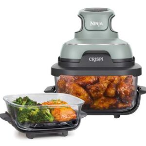 Ninja CRISPi Vienas 3,8 L 1700 W Karšto oro gruzdintuvė Žalia, Pilka, Permatomas