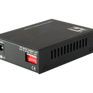 LevelOne GVT-2002 tinklo medijos keitiklis 1000 Mbit/ai 1310 nm Vienas režimas Juoda - Image 2