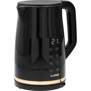 LUND ELEKTRINIS VIRDULYS 1,7L SU TEMP. REGULIAVIMU JUODAS