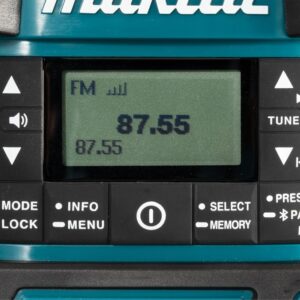 Makita DMR056 radijo imtuvas Nešiojama Analoginis ir skaitmeninis Juoda, Mėlyna - Image 3
