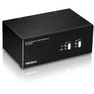 Trendnet TK-240DP KVM jungiklis Juoda - Image 1