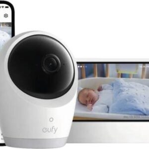 Eufy Baby Monitor E21 Juoda, Balta - Image 1