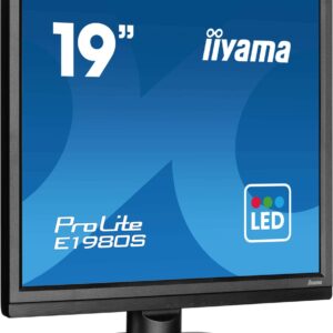 iiyama ProLite E1980S-B1 kompiuterio monitorius 48,3 cm (19") 1280 x 1024 pikseliai VGA LED Juoda - Image 1
