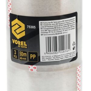 VOREL PP JUOSTA BESPALVĖ 3VNT 48MMX50M