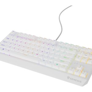 GENESIS Thor 230 TKL klaviatūra Žaidimams USB QWERTY Anglų (JAV) Balta