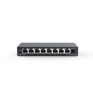 Ruijie Networks RG-ES108GD tinklo komutatorius Ne-valdomas Gigabit Ethernet (10/100/1000) Juoda - Image 2