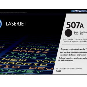 HP 507A Black Original LaserJet Toner Cartridge - Image 1