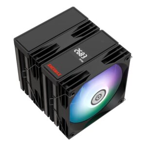 Enermax ETS-TD60D-ARGB Kompiuterio aušinimo sistema Procesorius Orinis aušintuvas 12 cm Juoda - Image 3