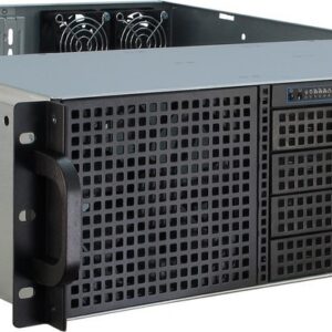 Inter-Tech 3U-30248 Stovas Juoda, Nerūdijančiojo plieno - Image 2
