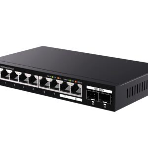 Tenda TEM2010X tinklo komutatorius 2.5G Ethernet (100/1000/2500) Desktopas Juoda - Image 3