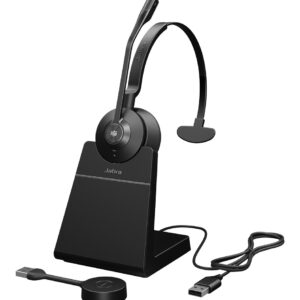 Jabra Engage 55 SE Laisvų rankų įranga Bevielis Su lankeliu Biuras / skambučių centras Juoda - Image 1