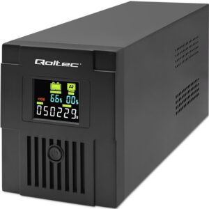 Qoltec 53771 nepertraukiamo maitinimo resursai (UPS) „Line-Interactive“ 2 kVA 1200 W 2 AC išvestis(ys / čių) - Image 2
