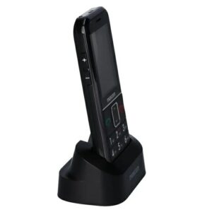 Maxcom Comfort MM735 with charging station + SOS wristband juodos spalvos - Image 5