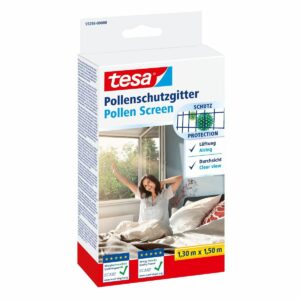 TESA TINKLELIS NUO VABZDŽIŲ ANTIALERGINIS JUODAS 1,3m x 1,5m