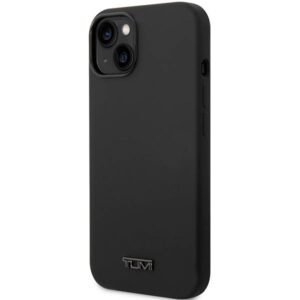 Tumi TUHCP14SSK Apple iPhone 14 / 15 / 13 6.1" juodos spalvos kietas dėklas Liquid Silicone - Image 2