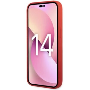 Tumi TUHCP14MSR Apple iPhone 14 Plus / 15 Plus 6.7" red kietas dėklas Liquid Silicone - Image 5