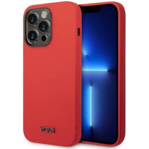 Tumi TUHCP14XSR Apple iPhone 14 Pro Max 6.7" red kietas dėklas Liquid Silicone - Image 1