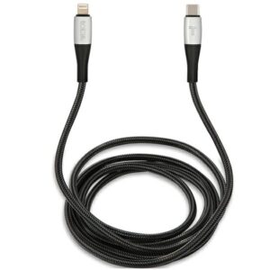 TUMI TUCCSMFI USB-C - Lightning Kabelis 1.5m Fast Charging juodos spalvos - Image 1