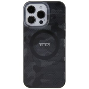 Tumi TUHMP15LDLCAG Apple iPhone 15 Pro 6.1" pilkos spalvos kietas dėklas with Camo Print and MagSafe - Image 3