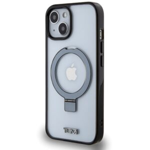 Tumi TUHMP15SSSFC Apple iPhone 15 / 14 / 13 6.1" baltos spalvos kietas dėklas with skaidrus Ring Stand and MagSafe - Image 2