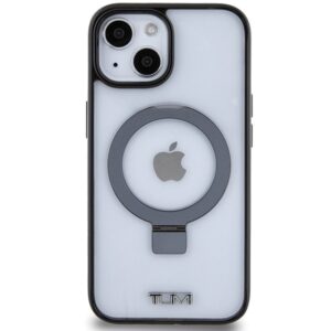Tumi TUHMP15SSSFC Apple iPhone 15 / 14 / 13 6.1" baltos spalvos kietas dėklas with skaidrus Ring Stand and MagSafe - Image 3