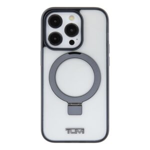 Tumi TUHMP15LSSFC Apple iPhone 15 Pro 6.1" baltos spalvos kietas dėklas with skaidrus Ring Stand and MagSafe - Image 4