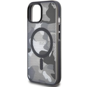 Tumi TUHMP15STCAMK Apple iPhone 15 / 14 / 13 6.1" juodos spalvos kietas dėklas with Frosted Camo Print and MagSafe - Image 6