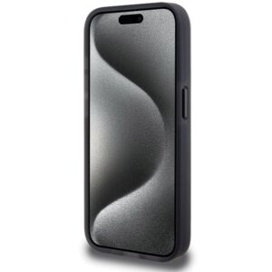 Tumi TUHMP15LTCAMK Apple iPhone 15 Pro 6.1" juodos spalvos kietas dėklas with Frosted Camo Print and MagSafe - Image 5