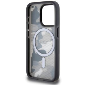 Tumi TUHMP15XTCAMK Apple iPhone 15 Pro Max 6.7" juodos spalvos kietas dėklas with Frosted Camo Print and MagSafe - Image 7