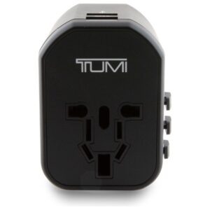 TUMI TUTA20WMSLK travel adapter 20W USB-C / 2xUSB-A black - Image 8