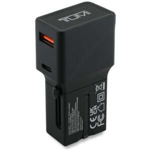 Power Charger TUMI Kelioninis įkroviklis 25W USB-C / USB-A juodos spalvos - Image 2