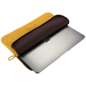 krepšys kompiuteriui Tucano Velluto 2 Sleeve 13" do MacBook Air / Pro yellow - Image 7