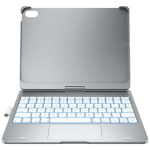 Dėklas Flexbook Touch TypeDėklas su klaviatūra skirtas Apple iPad 11" (A16) 2025 / Apple iPad 10.9" 2022 silver