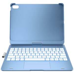 Dėklas Flexbook Touch TypeDėklas su klaviatūra skirtas Apple iPad 11" (A16) 2025 / Apple iPad 10.9" 2022 light blue