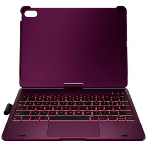 Dėklas Flexbook Touch TypeDėklas su klaviatūra skirtas Apple iPad 11" (A16) 2025 / Apple iPad 10.9" 2022 raspberry