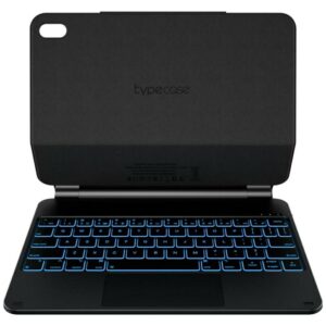 Dėklas TypeDėklas Edge su klaviatūra skirtas Apple iPad 11“ (A16) 2025 / Apple iPad 10.9” 2022 juodos spalvos