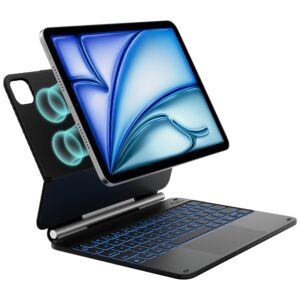 Dėklas TypeDėklas Edge su klaviatūra skirtas Apple iPad Air 11" 2024/2025 carbon fiber