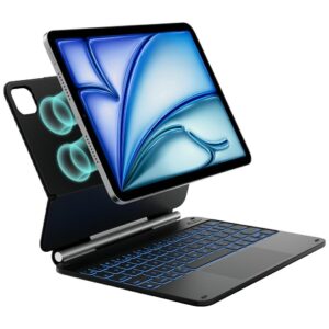 TypeDėklas Edge Dėklas su klaviatūra skirtas Apple iPad Pro 11" 2024/2025 carbon fiber