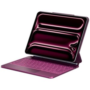 Dėklas TypeDėklas Edge su klaviatūra skirtas Apple iPad Air 13" 2024/2025 raspberry