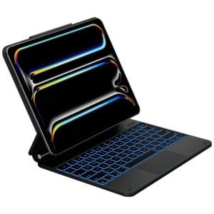 Dėklas TypeDėklas Edge su klaviatūra skirtas Apple iPad Air 13" 2024/2025 carbon fiber