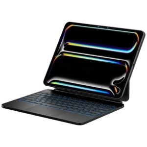 Dėklas TypeDėklas Edge su klaviatūra skirtas Apple iPad Pro 13" 2024/2025 carbon fiber