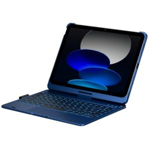 Dėklas Flexbook Touch TypeDėklas su klaviatūra skirtas Apple iPad 11" (A16) 2025 / Apple iPad 10.9" 2022 darrk blue