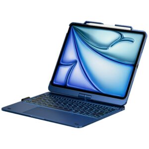 TypeDėklas Flexbook Touch Dėklas su klaviatūra skirtas Apple iPad Air 13" M2 2024 / M3 2025 / M4 2026 blue