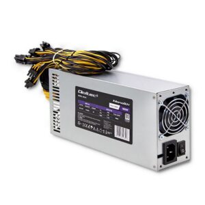 Qoltec 50349 PCI-E 1800W maitinimo šaltinis | 80 Plus Platinum | Žaidimų miner