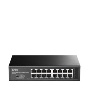 CUDY GS1016E 16 prievadų gigabito šviesos jungiklis