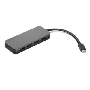 Lenovo 4X90X21427 sąsajos šakotuvas USB 3.2 Gen 2 (3.1 Gen 2) Type-C 20000 Mbit/ai Pilka - Image 2