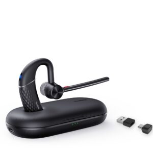 Yealink BH71 Pro USB-C/A Laisvų rankų įranga Bevielis Ausinės su kabliukais Biuras / skambučių centras C tipo USB Bluetooth Juoda - Image 2